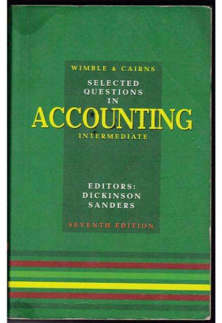 Selected Questions in accounting intermediate
