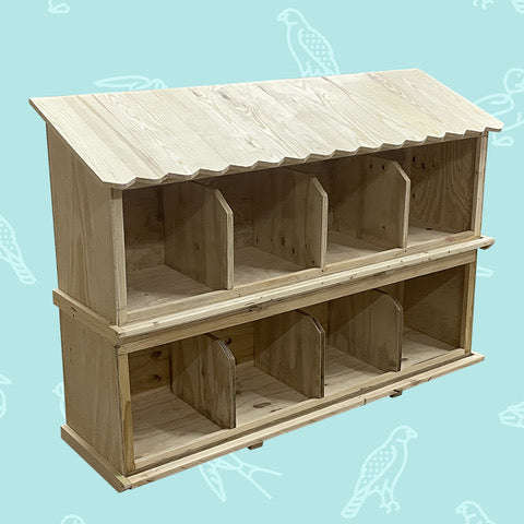 Chicken Nest Box (8 nests)