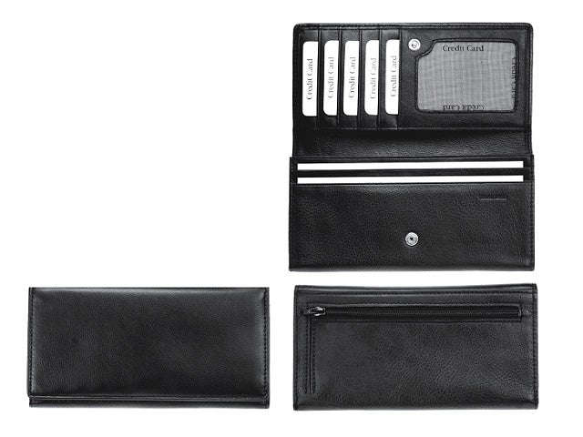 Adpel Leather Ladies Purse | Black