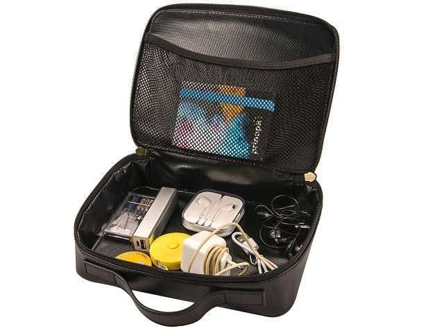Adpel Leather On the Go Utility Bag | Black