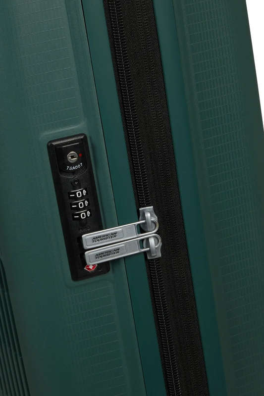 American Tourister Aerostep Expandable 55cm Cabin Spinner | Dark Forest