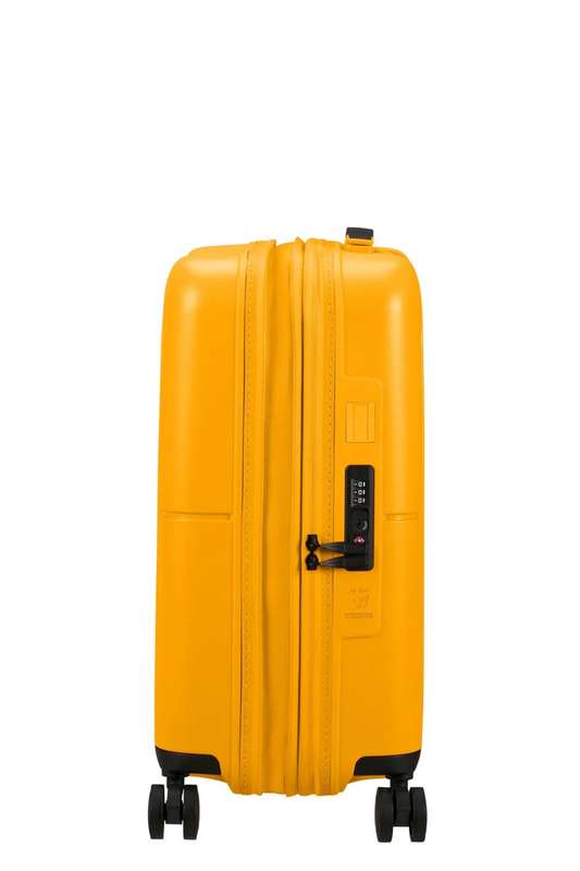 American Tourister Dashpop 55cm Cabin Spinner - Expandable | Golden Yellow