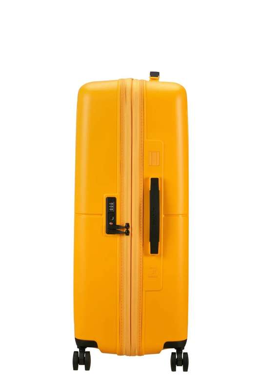 American Tourister Dashpop 77cm Large Spinner - Expandable | Golden Yellow