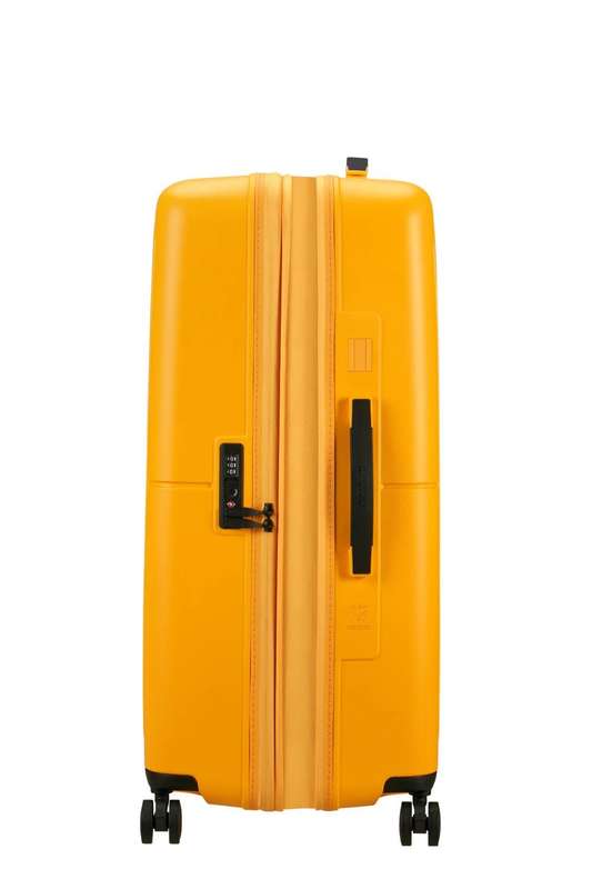 American Tourister Dashpop 77cm Large Spinner - Expandable | Golden Yellow