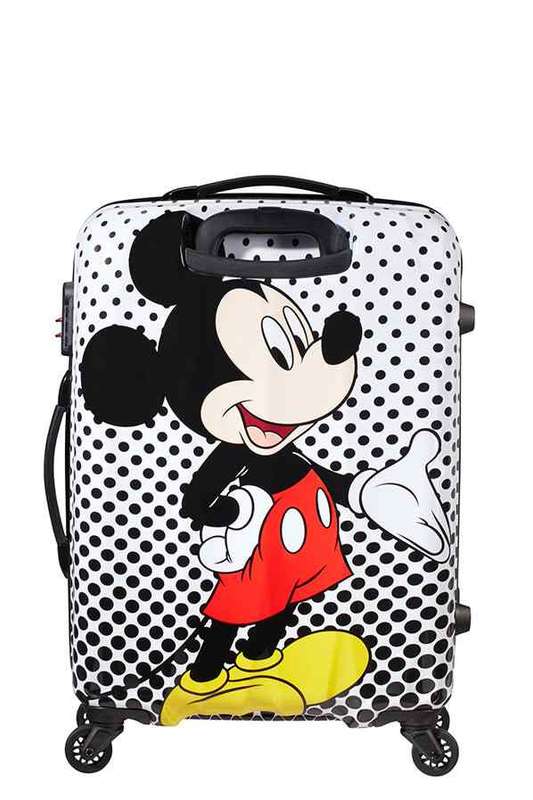 American Tourister Disney Legends 65cm Medium Spinner | Mickey Polka Dot
