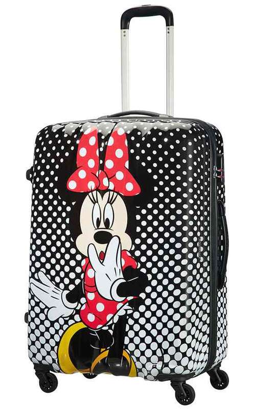 American Tourister Disney Legends 75cm Large Spinner | Minnie Polka Dot