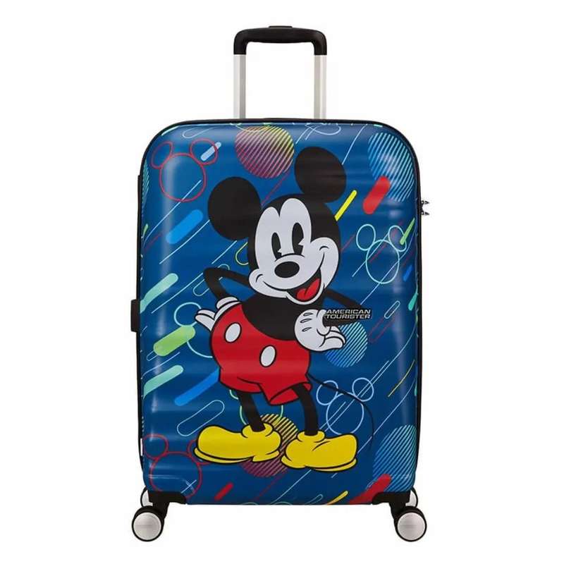 American Tourister Disney Wavebreaker 67cm Spinner | Mickey Future Pop
