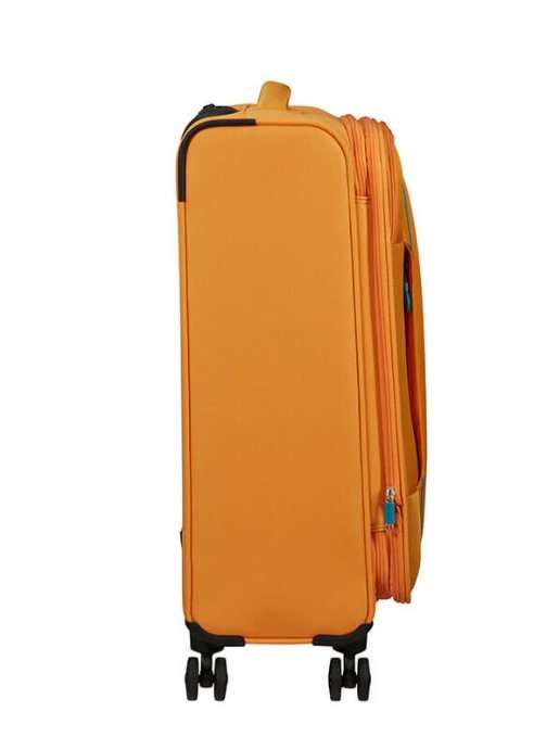 American Tourister Pulsonic 68cm Medium Spinner - Expandable | Sunset Yellow