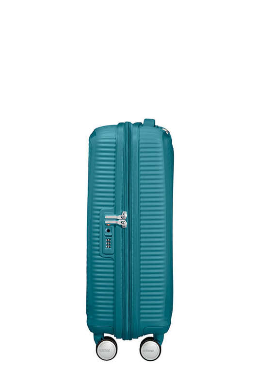 American Tourister Soundbox 55cm Cabin Spinner - Expandable | Jade Green
