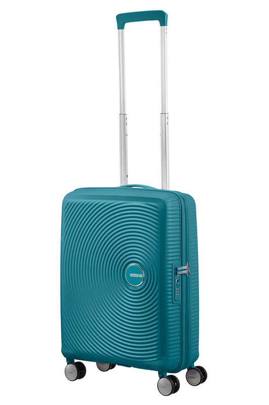 American Tourister Soundbox 55cm Cabin Spinner - Expandable | Jade Green