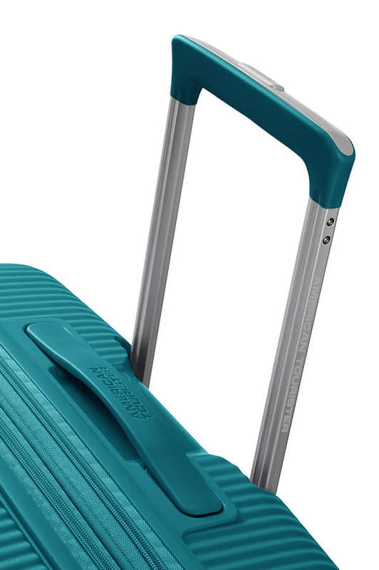 American Tourister Soundbox 55cm Cabin Spinner - Expandable | Jade Green