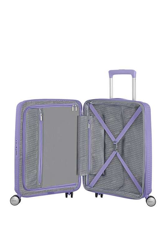 American Tourister Soundbox 55cm Cabin Spinner - Expandable | Lavender