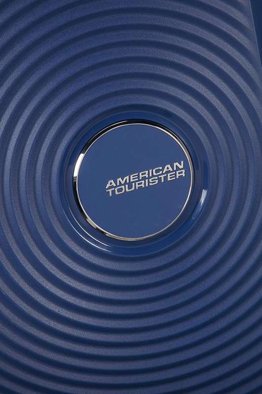 American Tourister Soundbox 55cm Cabin Spinner - Expandable | Midnight Navy