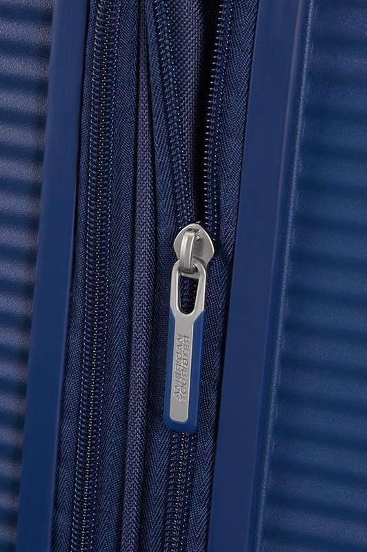 American Tourister Soundbox 55cm Cabin Spinner - Expandable | Midnight Navy