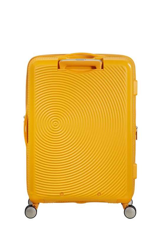 American Tourister Soundbox 67cm Medium Spinner-Expandable | Golden/Yellow
