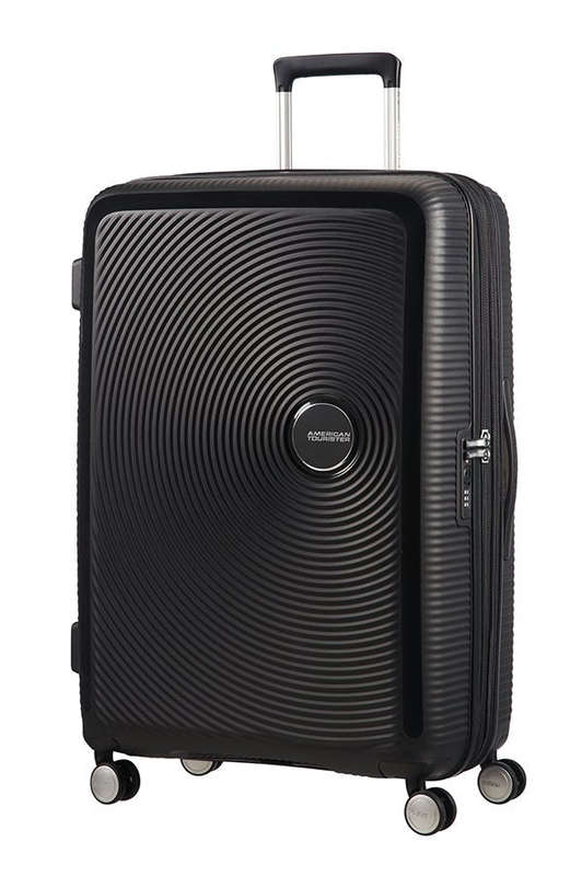 American Tourister Soundbox 77cm Large Spinner-Expandable | Bass Black
