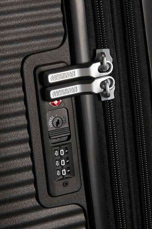 American Tourister Soundbox 77cm Large Spinner-Expandable | Bass Black