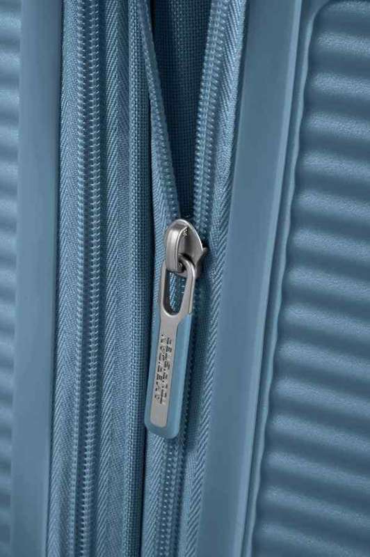 American Tourister Soundbox 77cm Large Spinner - Expandable | Stone Blue