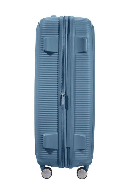 American Tourister Soundbox 77cm Large Spinner - Expandable | Stone Blue
