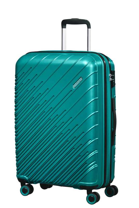 American Tourister Speedstar 67cm Medium Spinner Expandable | Deep Turquoise