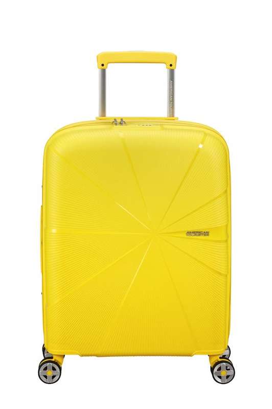 American Tourister Starvibe Expandable 55cm Cabin Spinner | Electric Lemon