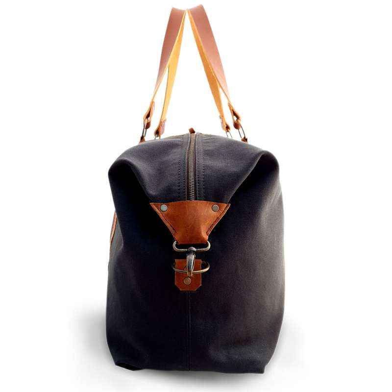 Bark And Mill Canvas Travel Bag | Storm
