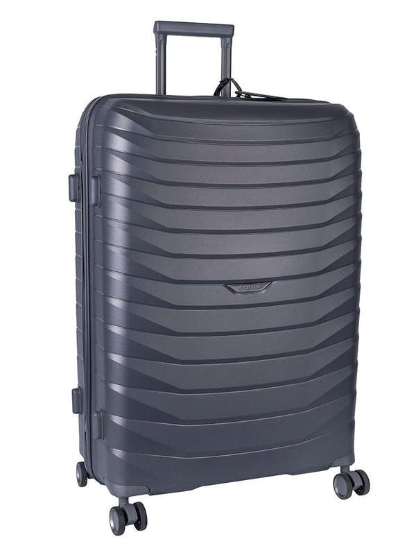 Cellini Grande Large 4 Wheel Trolley Case | Dark Grey
