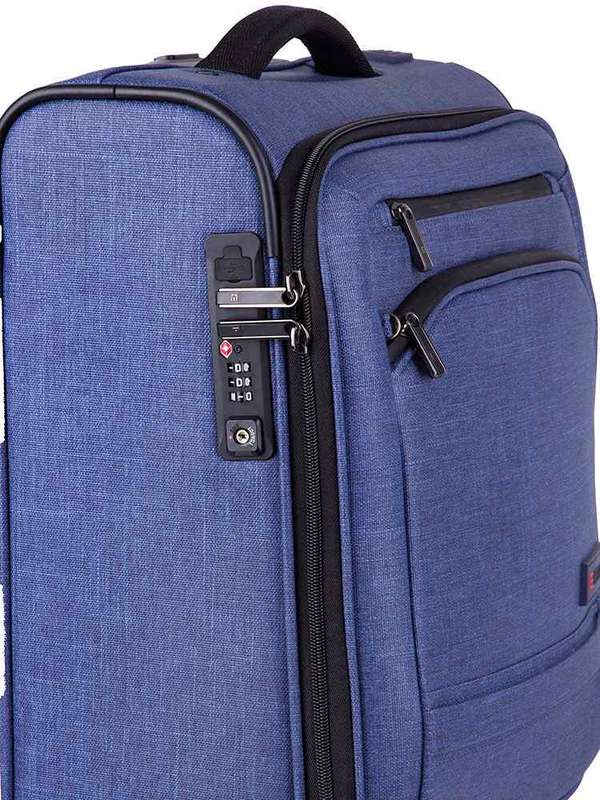 Cellini Origin 53cm Cabin Spinner With USB Port | Denim
