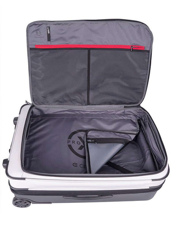 Cellini Pro X Large Trolley Pullman with Oversized Fastline Wheels | White