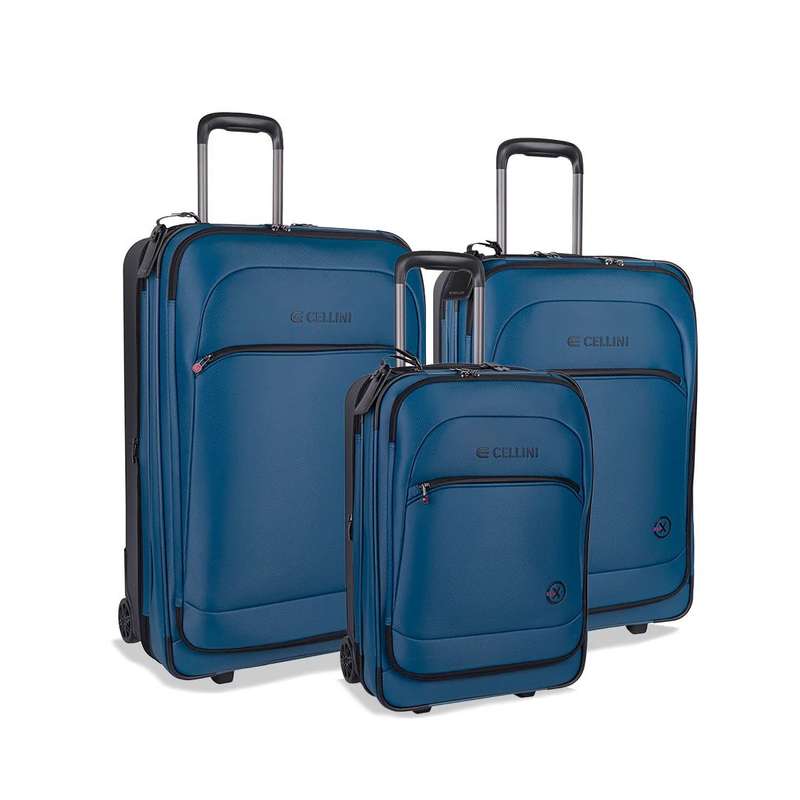 Cellini Pro X Trolley Pullman 3 Piece Set | Blue