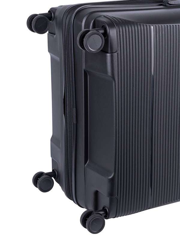 Cellini Qwest Large 4 Wheel Trolley Case | Black