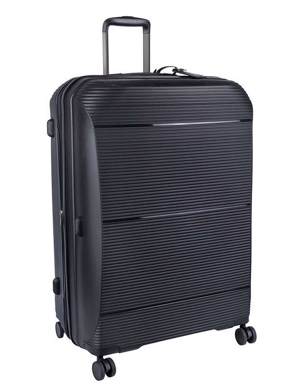 Cellini Qwest Large 4 Wheel Trolley Case | Black