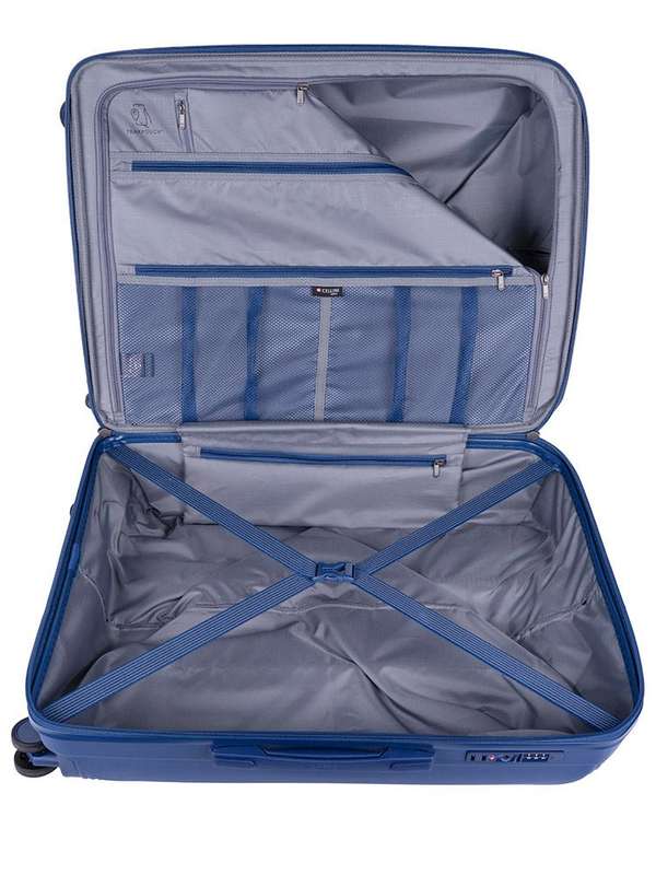 Cellini Qwest Medium 4 Wheel Trolley Case | Navy