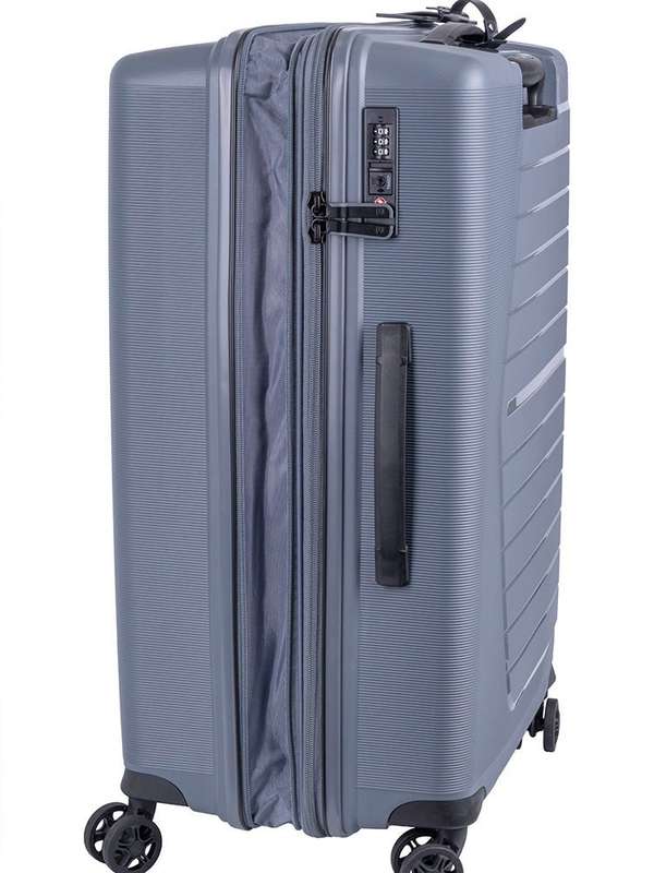 Cellini Starlite Medium 4 Wheel Trolley Case | Grey