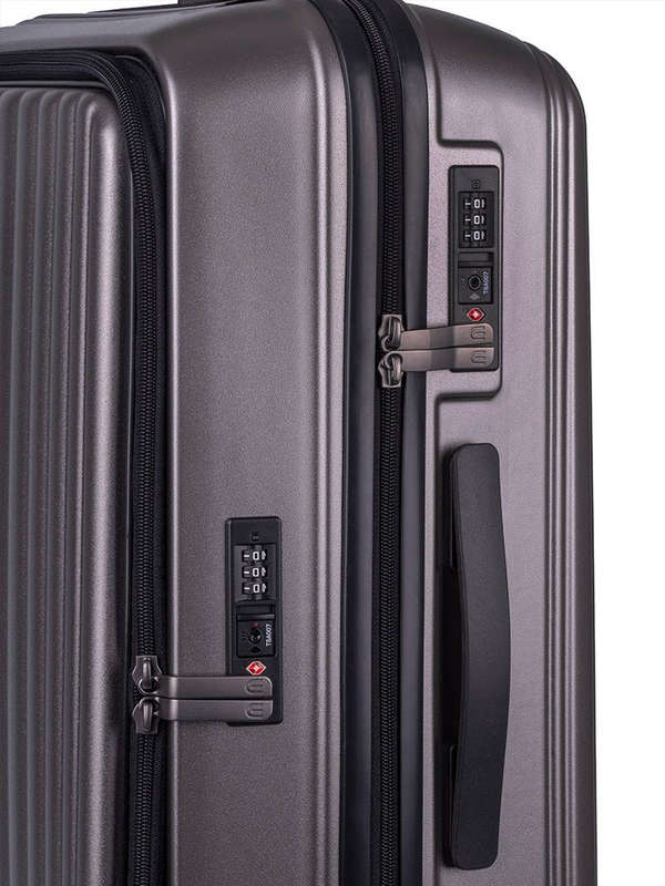Cellini Tri Pak Medium 4 Wheel Trolley Case Includes 1 Lrg & 1 Med Packing Cube| Champagne