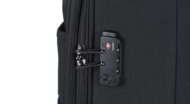 Conwood Expandable Spinner Luggage Set | Black