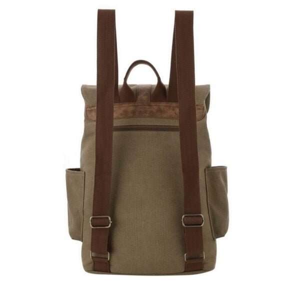 Escape Classic Canvas Laptop Backpack | Light Brown