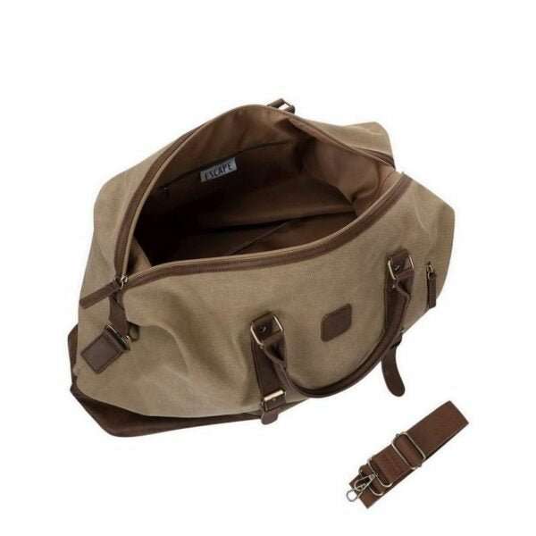 Escape Classic Canvas Large Travel Bag | Light Brown