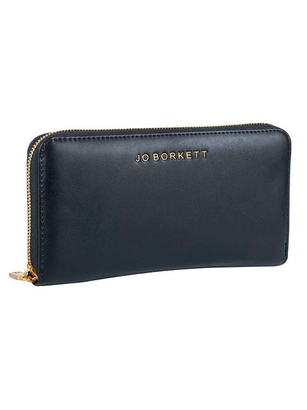 Jo Borkett Zip Around Purse | Black