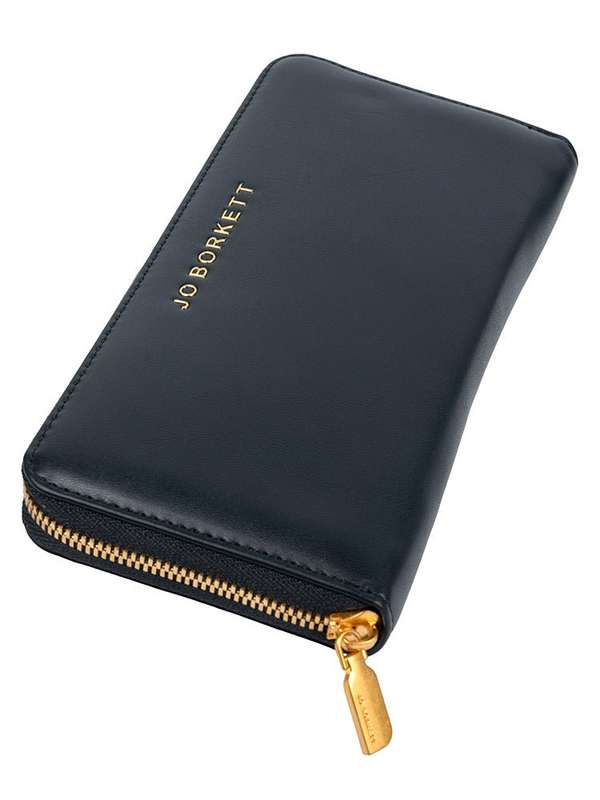 Jo Borkett Zip Around Purse | Black