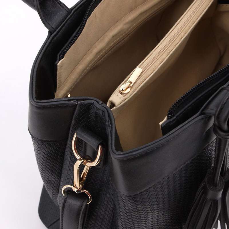 Pierre Cardin Christie Satchel | Black