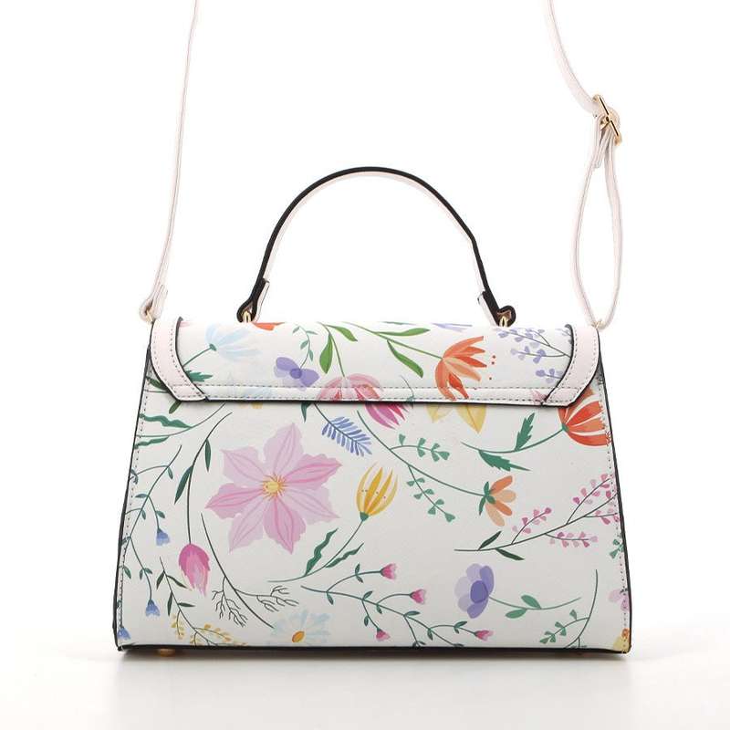 Pierre Cardin Christie Top Handle Handbag | White Floral