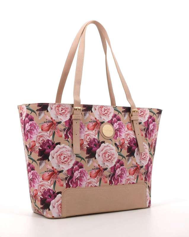 Pierre Cardin Daynah Floral Tote | Pink Floral