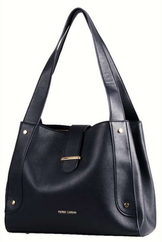 Pierre Cardin Gisela Hobo Handbag | Black