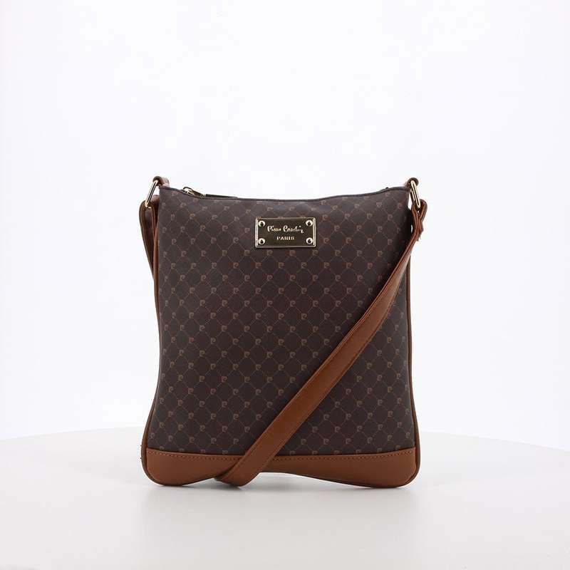 Pierre Cardin Guliana Core Logo Crossbody | Brown Tan
