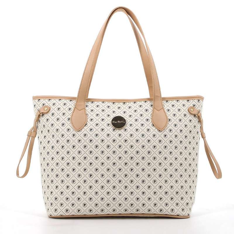 Pierre Cardin Karina Tote Handbag | White Beige