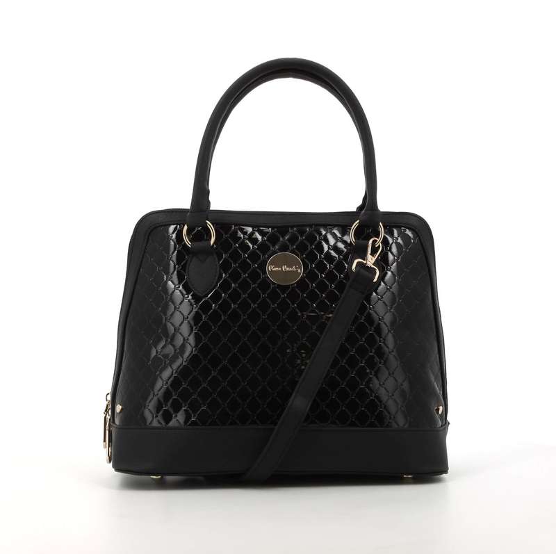 Pierre Cardin Lira Monogram Handbag | Black
