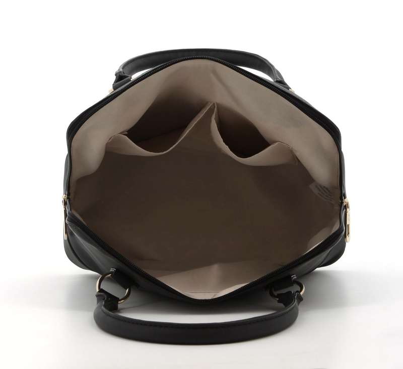Pierre Cardin Lira Monogram Handbag | Black