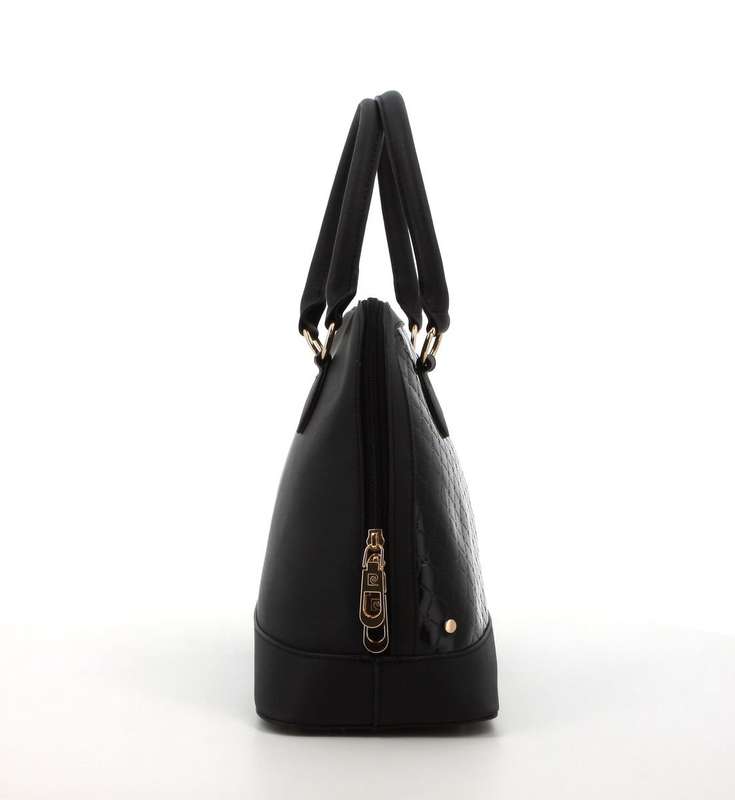 Pierre Cardin Lira Monogram Handbag | Black