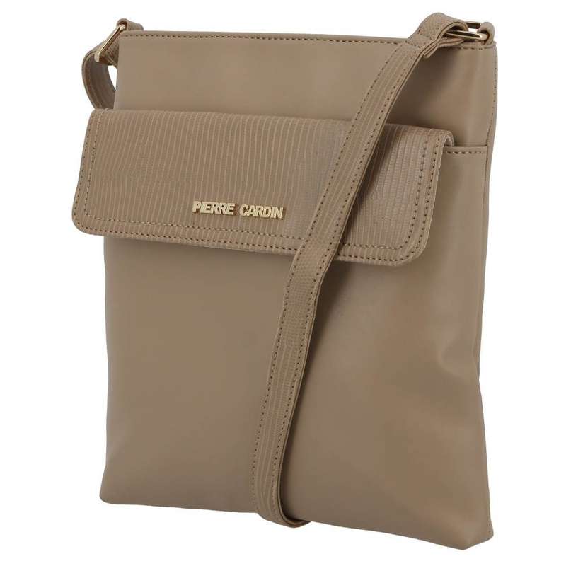 Pierre Cardin Londi Textured Trim Crossbody | Stone
